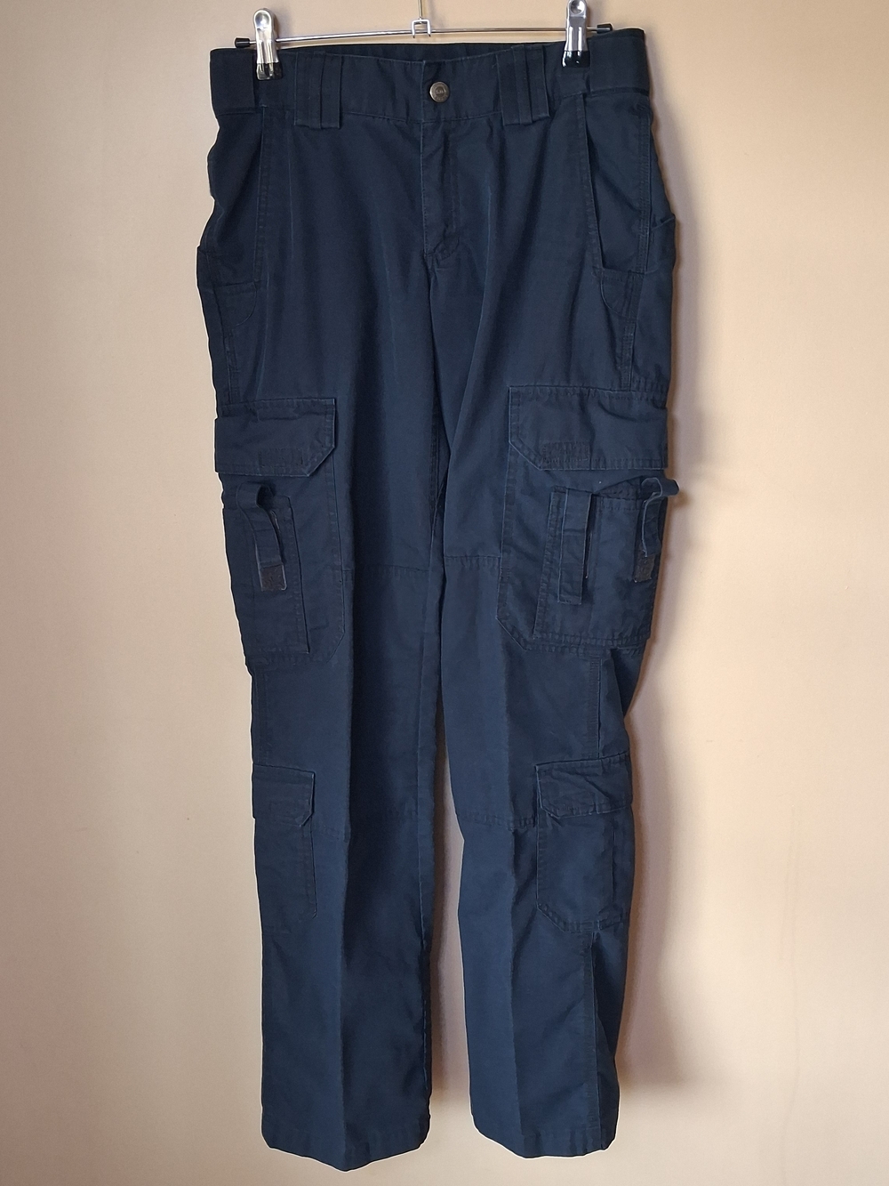 5.11 Tactical Women's Cargo Pockets Military Utility Blue Duty Pants; Size 4